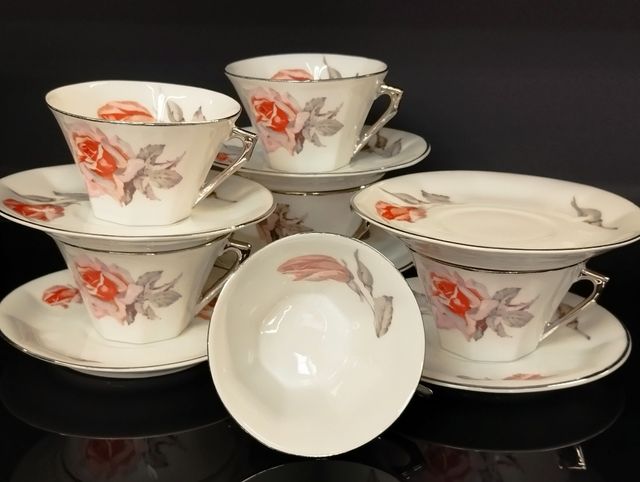 Juego de té porcelana años 60