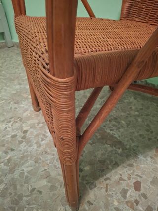 Silla mimbre