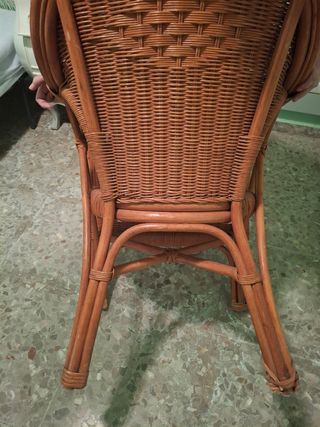 Silla mimbre