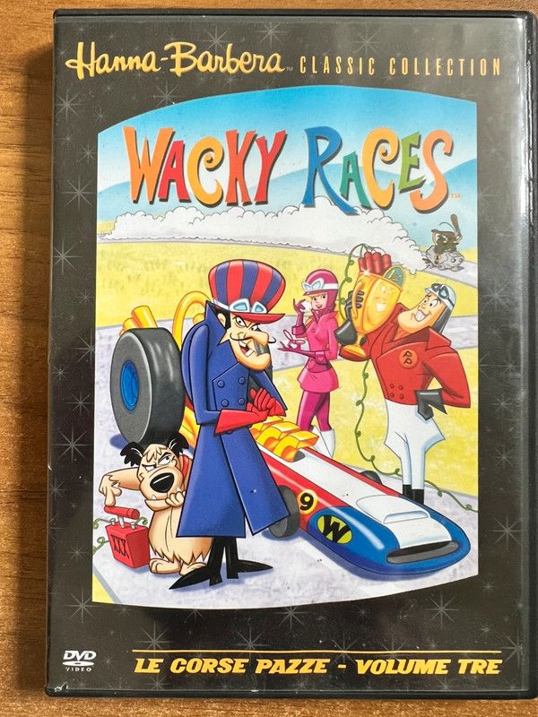 DVD volume tre cartone animato Wacky Races