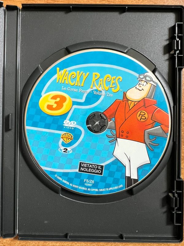 DVD volume tre cartone animato Wacky Races