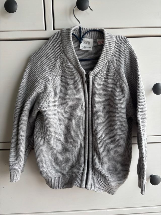 Chaqueta punto niños 2 años zara