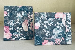 Cornici portafoto in stoffa imbottita