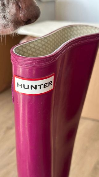 Botas Hunter. Talla 39. Fucsia. 2 usos. Impecables