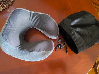 Cojín viaje cuello - Gris/Negro