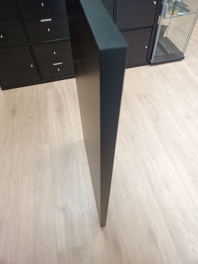 Madera maciza sobre para mesa encimera color negro