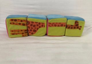 Dados / puzzle de tela infantiles IKEA - 4 piezas