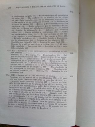 Libros de electricidad y reparación de radios