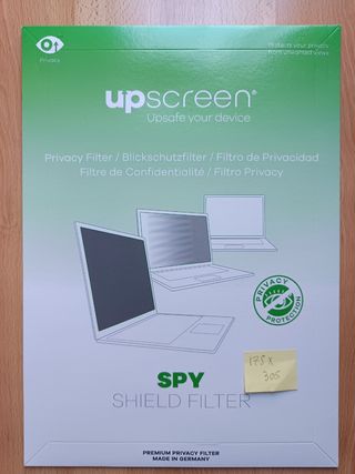 upscreen Spy Shield - Filtro Privacidad 17.5x30.5