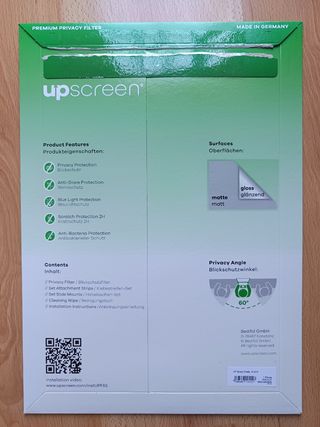 upscreen Spy Shield - Filtro Privacidad 17.5x30.5