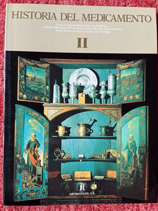 3 libros Historia del medicamento Antibioticos,