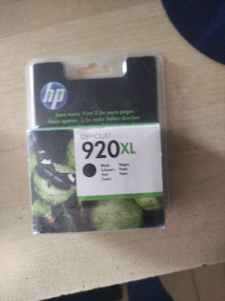 Cartucho tinta negra HP 920 xl