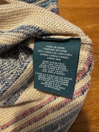 Jersey rayas de lino