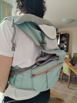 Riñonera y mochila de porteo