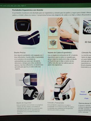 Riñonera y mochila de porteo
