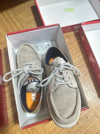 Zapatos niño verano beige