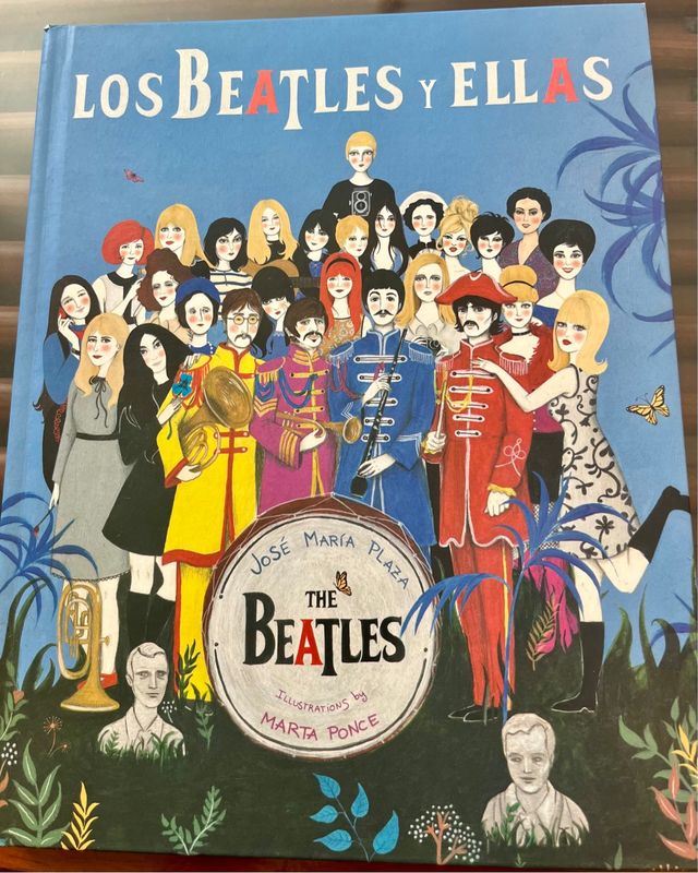 Los Beatles y Ellas ilustrado.