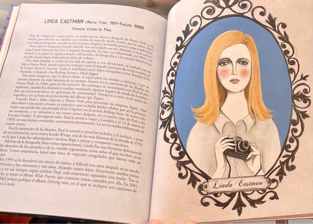 Los Beatles y Ellas ilustrado.