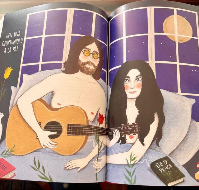 Los Beatles y Ellas ilustrado.