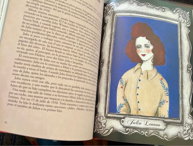 Los Beatles y Ellas ilustrado.