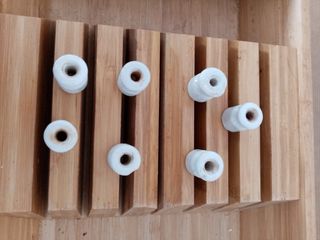 7 Tiradores Porcelana antiguos