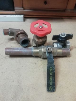 Lote accesorios fontaneria