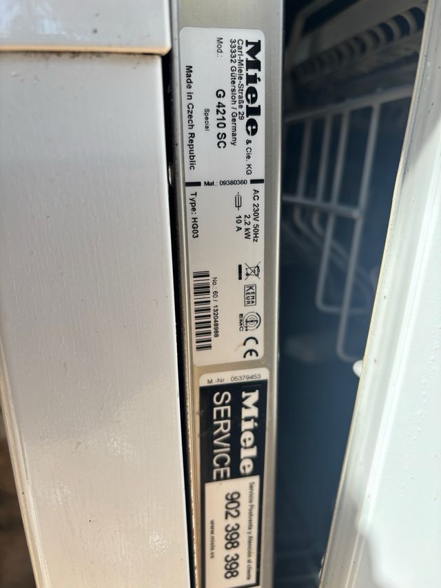 Lavavajillas Miele - Blanco