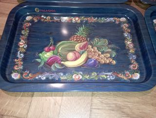 6 Bandejas Frutales Vintage