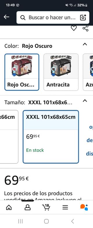 Transportín Perros marca Cadoca XXL.Nuevo