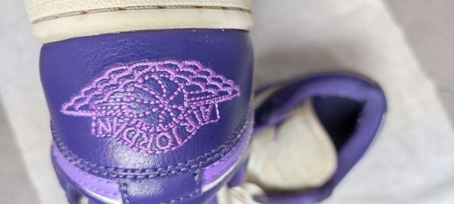 Rebajada Zapatillas Nike Air Jordan 1 Low Púrpura