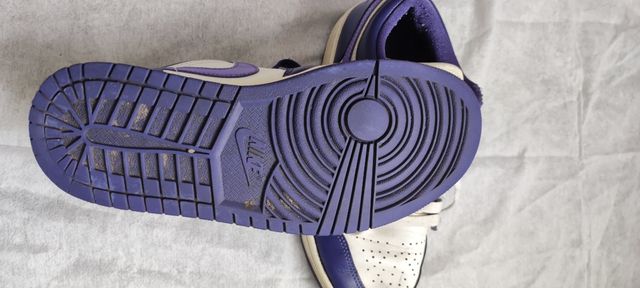 Rebajada Zapatillas Nike Air Jordan 1 Low Púrpura