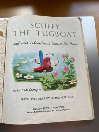 Libro infantil Scuffy "The tugboat"