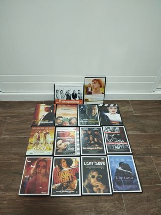 12 DVDs: Películas drama, comedia...