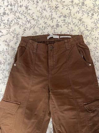 pantalones cargo tiro bajo