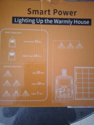 Panel solar luz de emergencia integrada