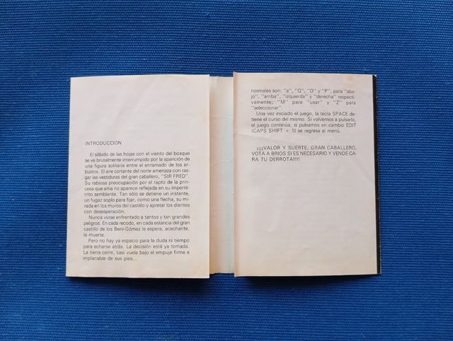 SIR FRED juego original ZX Spectrum