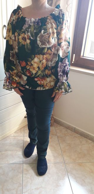 camicia donna fantasia