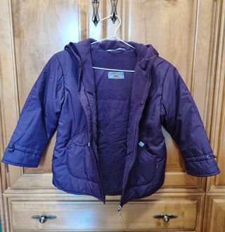Abrigo Hummelsheim niña morado berenjena
