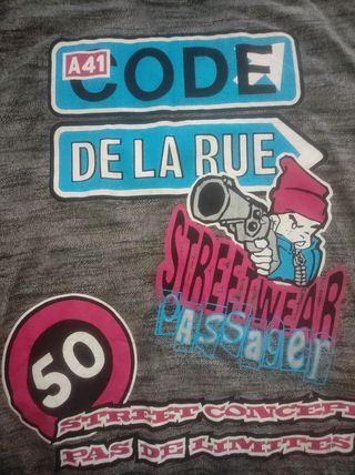 Camiseta chico Passager street wear XL