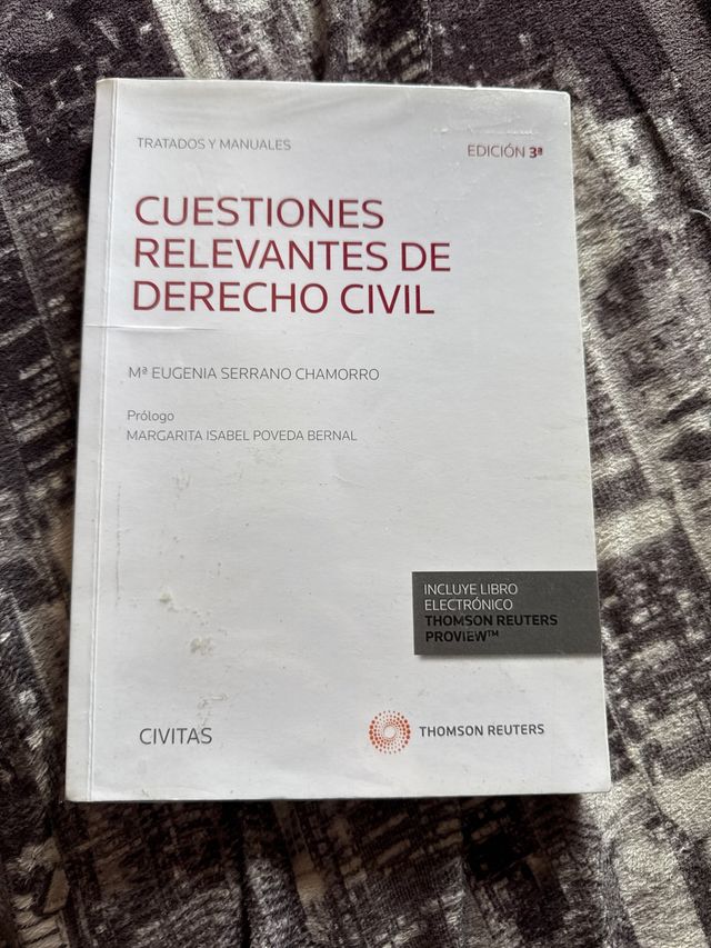 Cuestiones Relevantes de Derecho Civil – 3ª Edición (Civitas, Thomson Reuters)