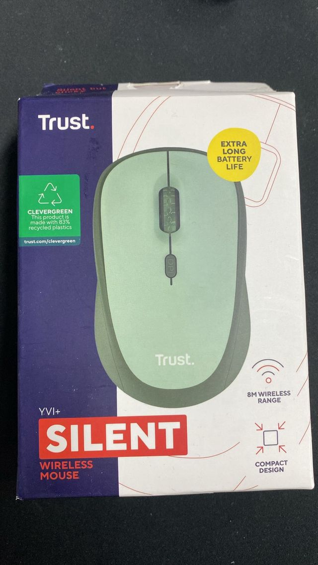 Affidati al Mouse Wireless Silenzioso Yvi con Design Sostenibile 8001600 PPP