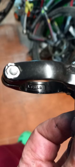 Desviador Shimano Deore LX 3 platos 34,9 mm.