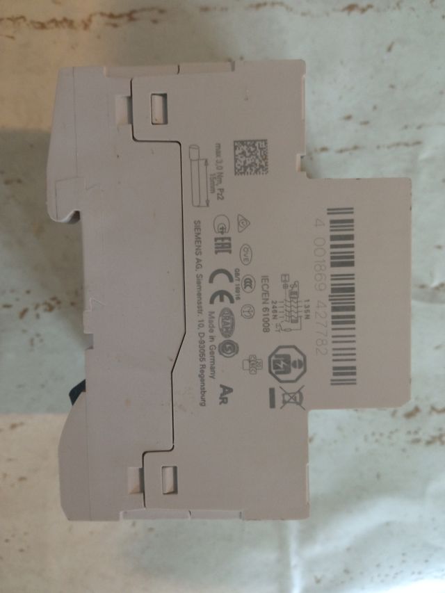Interruptor diferencial Siemens