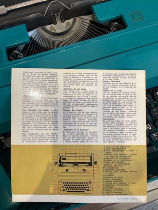 Maquina de escribir: Olivetti Studio 45 Vintage