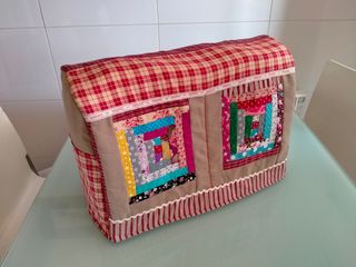 Funda patchwork máquina coser