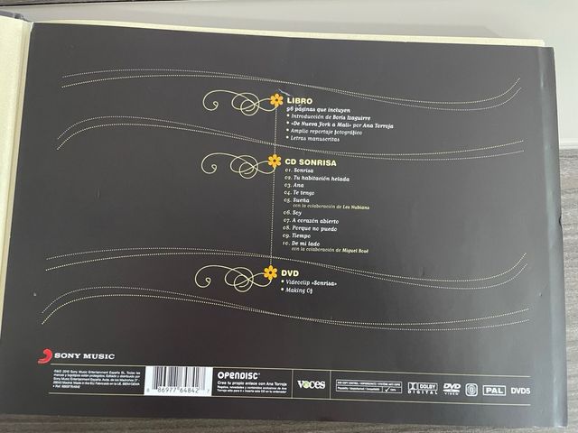 Libro CD Ana Torroja: Sonrisa de Nueva York a Mali