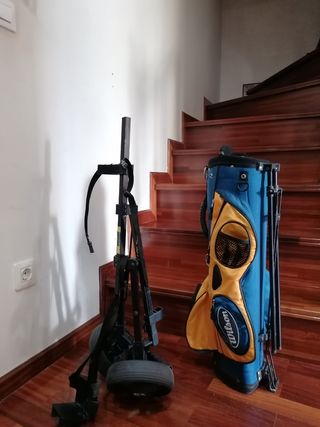 Juego golf infantil Wilson: palos, bolsa y carro