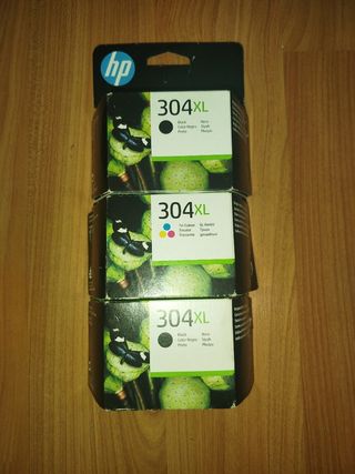 3 Cartuchos HP 304XL