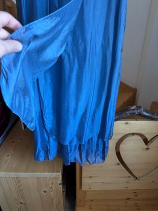 Abito smanicato misto seta - taglia curvy Italy