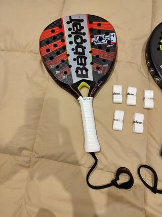 Palas pádel Babolat Viper y J'hayber